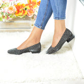 Pantofi Eleganti Dama din piele Naturala,Carin,gri